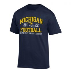 Michigan 2022 Football Big Ten East Division Champions T Shirt