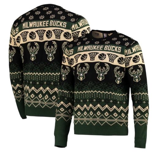 Milwaukee Bucks Ugly Christmas Sweater