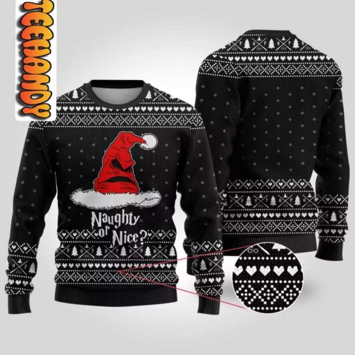 Naughty Or Nice Harry Potter Ugly Christmas Sweater