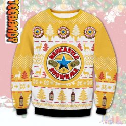 New Castle Brown Ale Ugly Christmas Sweater