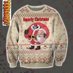 Papa Smurf the Santa Claus Ugly Sweater