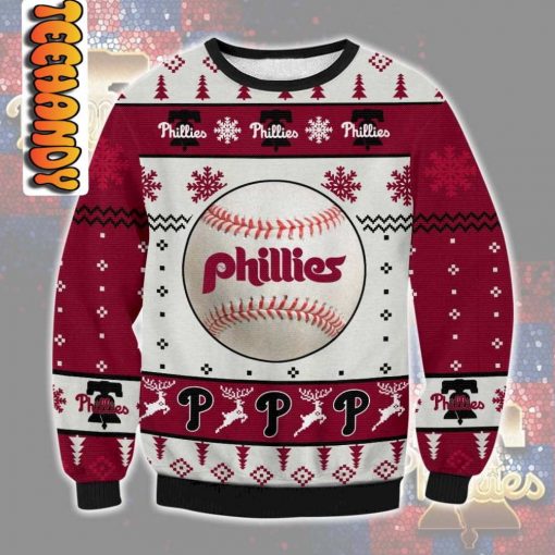 Philadelphia Phillies P Christmas Ugly Sweater