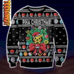 Pikachu Pika Christmas Ugly Sweater