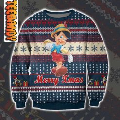 Pinocchio Disney Ugly Christmas Sweater