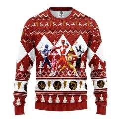 Power Rangers Team Ugly Knitted Christmas Sweater