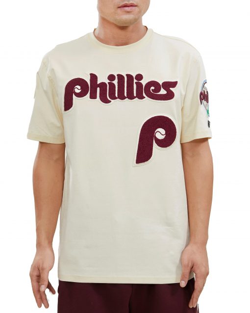 Pro Standard Men’s Philadelphia Phillies Cooperstown Patch T-Shirt