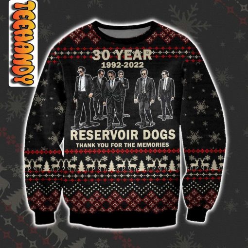 Reservoir Dogs Xmas 30 Years Anniversary Ugly Sweater