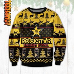 Rockstar Energy Drink Ugly Christmas Sweater