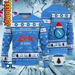 SSC Napoli Serie A Ugly Christmas Sweater