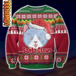 Santa Claws Ugly Christmas Sweater