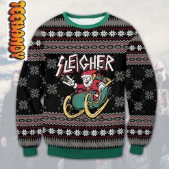 Slayer Sleigher Ugly Christmas Sweater