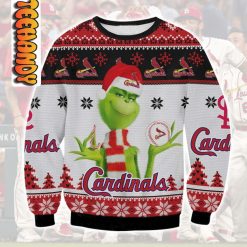 St Louis Cardinals Grinch Ugly Christmas Sweater