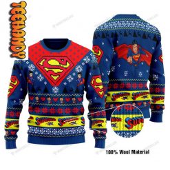 Superman in Your Arena Ugly Christmas Sweater