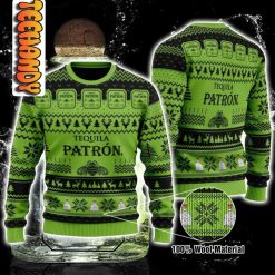 Tequila Patron Alcohol Ugly Christmas Sweater