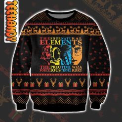The Four Elements Movie Mashup Christmas Ugly Sweater