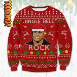 The Rock Jingle Bell Rock Ugly Sweater