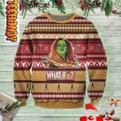 What If Gamora Guardians of the Galaxy Marvel Ugly Christmas Sweater