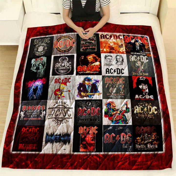 AcDc Special 3D Quilt Blanket