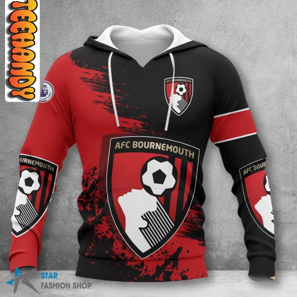 AFC Bournemouth 3D Hoodie