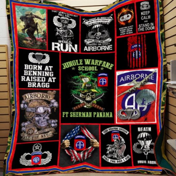 Airborne  All Over Printed 3D Quilt Blanket