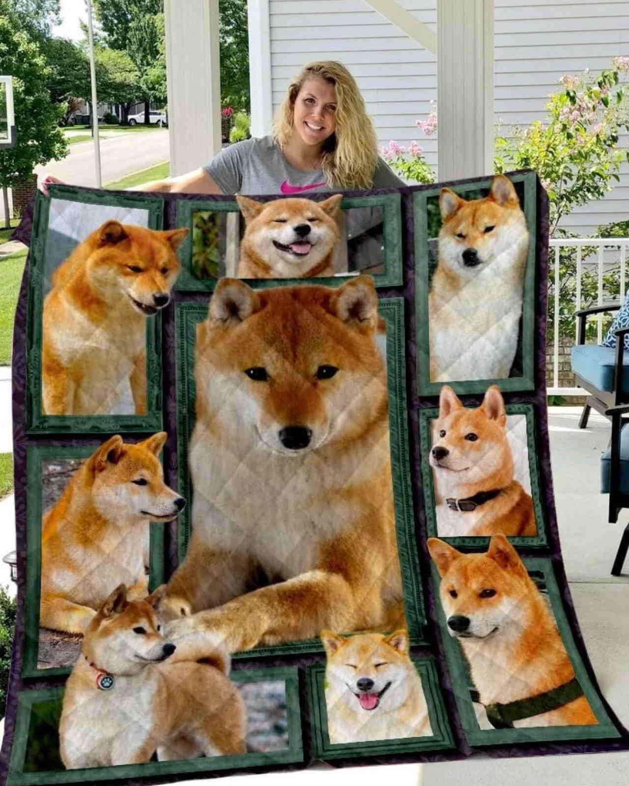 Akita  3D Quilt Blanket