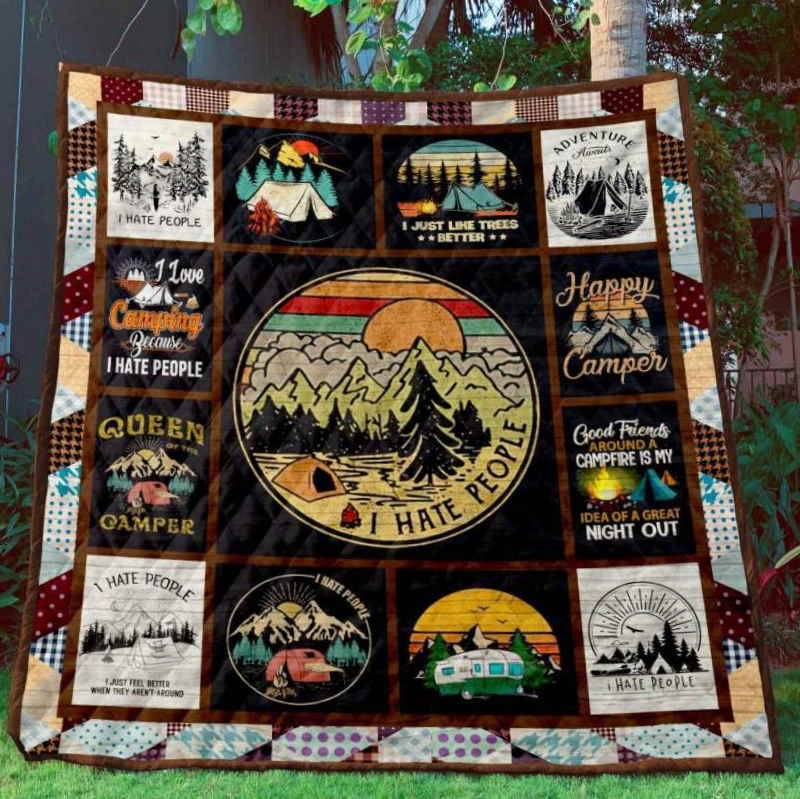 Amping People 3D Quilt Blanket