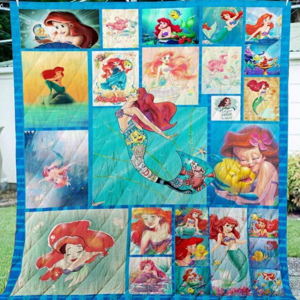 Ariel Beautiful Summer 3D Quilt Blanket