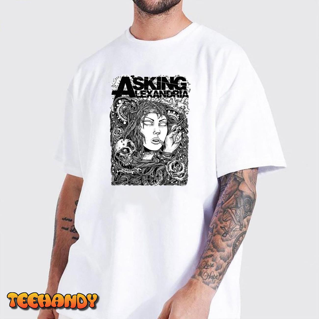 Asking Alexandria White Girl Skull T-Shirt