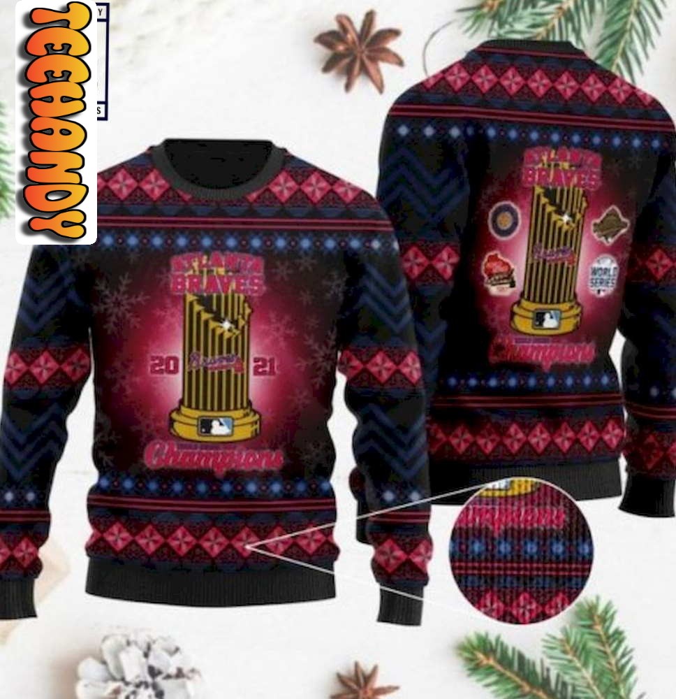 Atlanta Braves 2021 Ugly Christmas Sweater