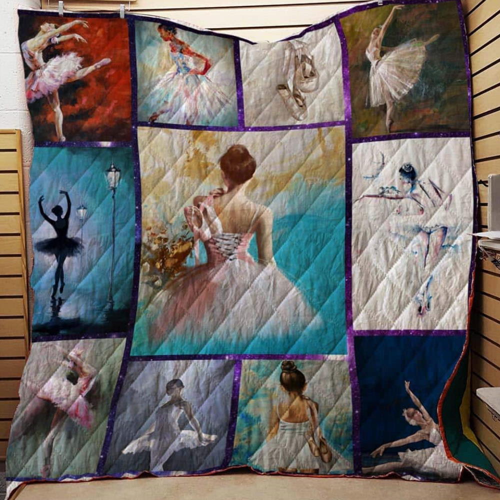 Ballet My Job Quilt Blanket