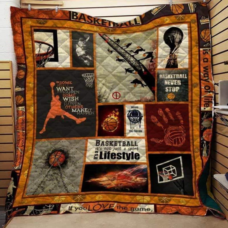 Basketball If You Love The Game 3D Quilt Blanket