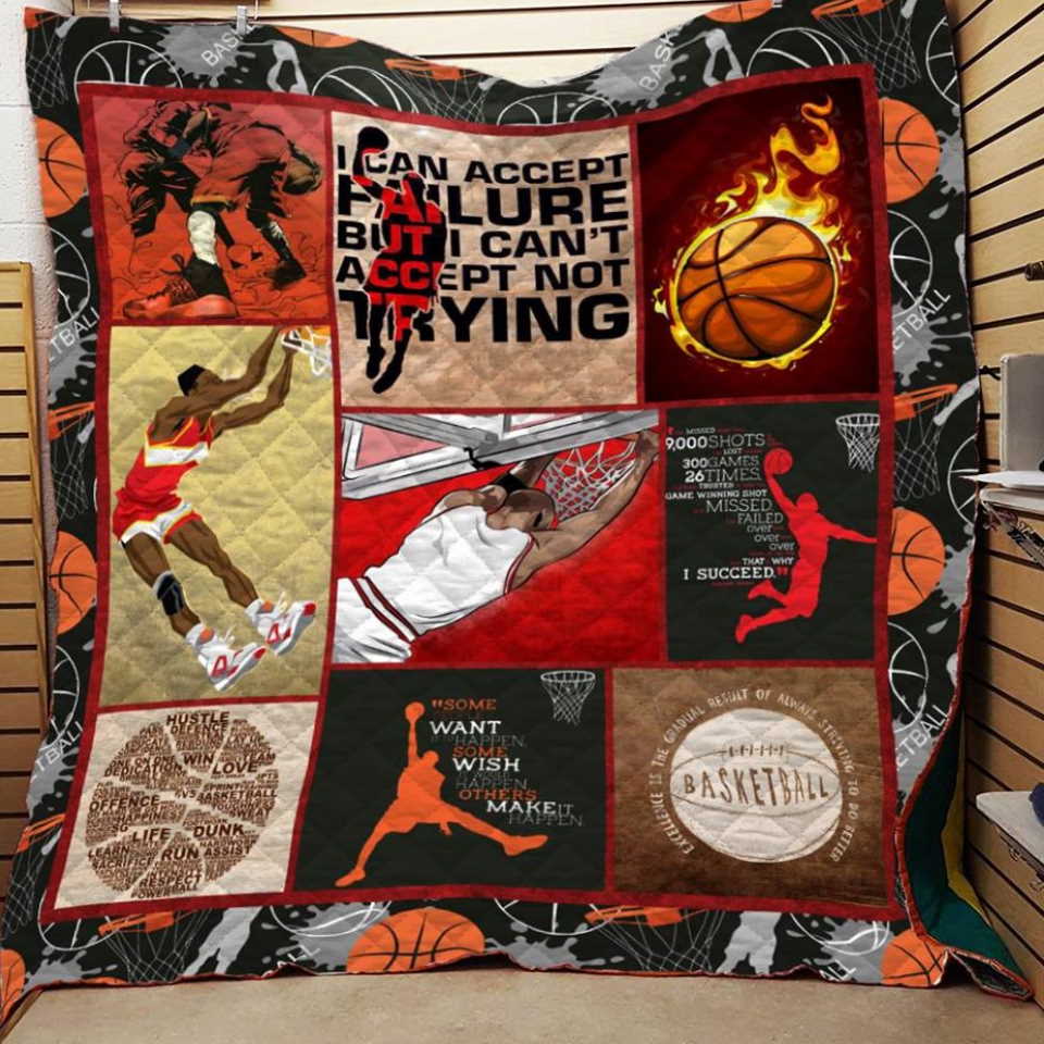 Basketball Want Wish Make Quilt Blanket