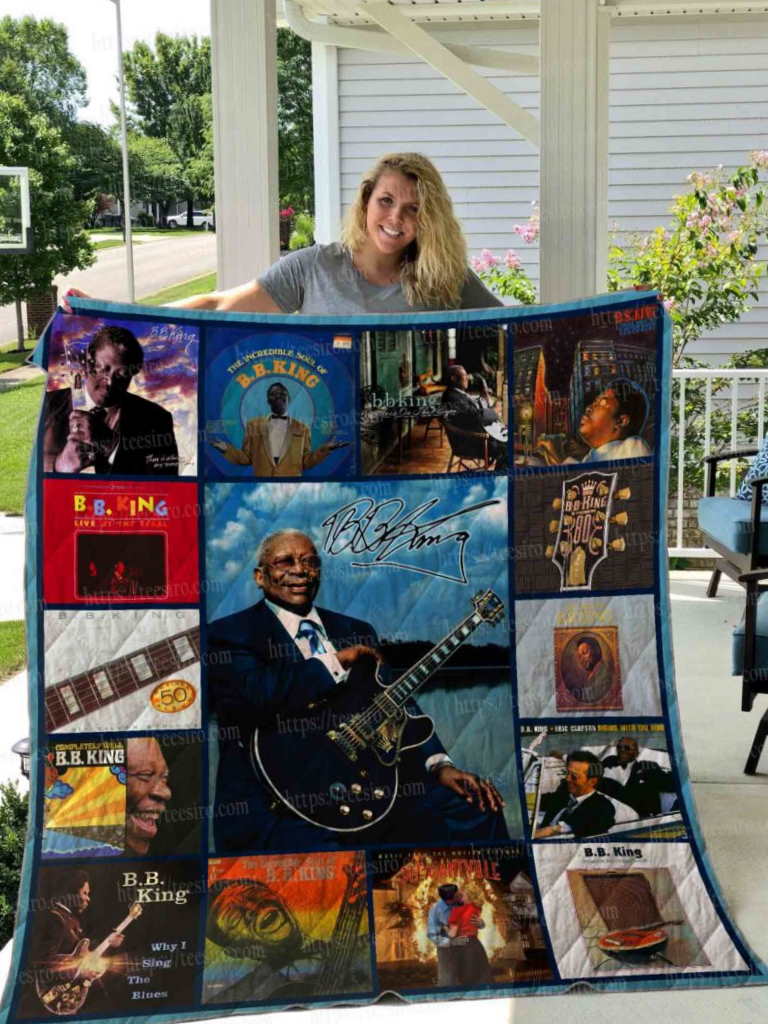 B.B. King All Over Printed 3D Quilt Blanket