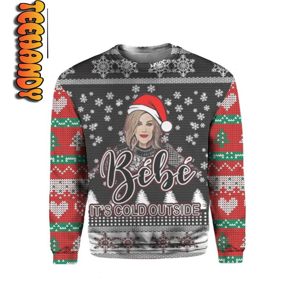 Bebe Its Cold Outside Ugly Christmas Sweater