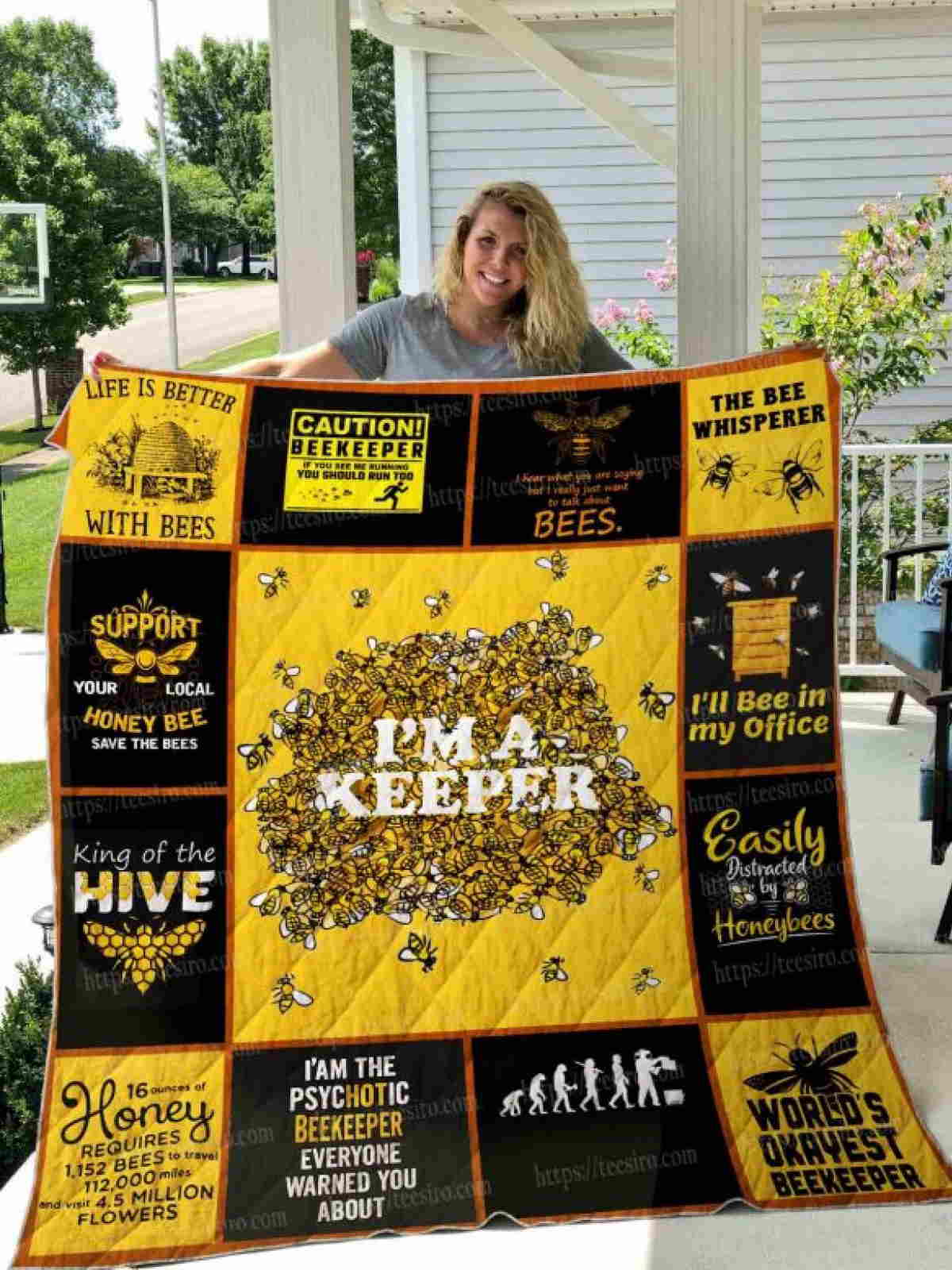 Beei’Mkeeper 3D Quilt Blanket