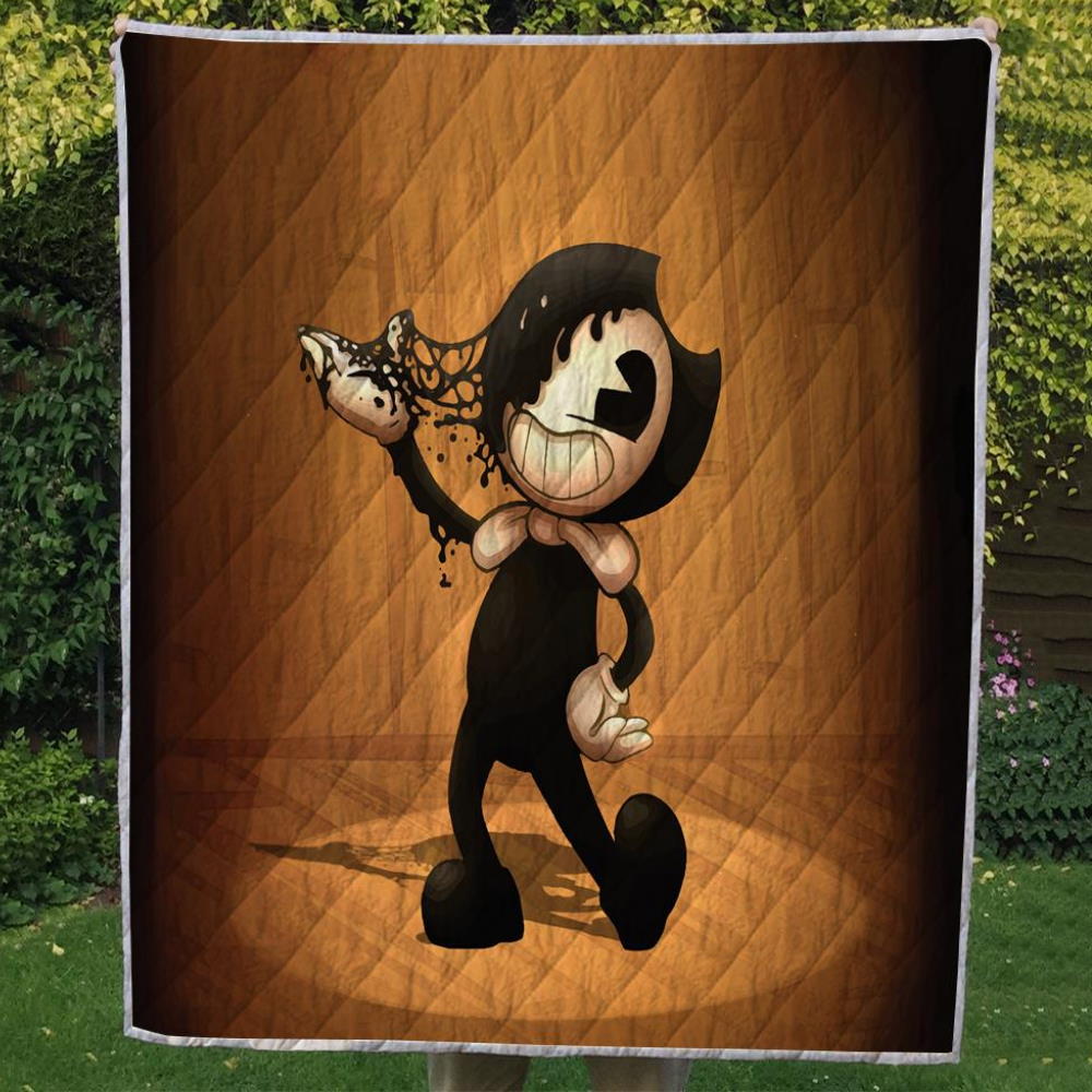 Bendy And The Ink Machine3 Style 3D Quilt Blanket