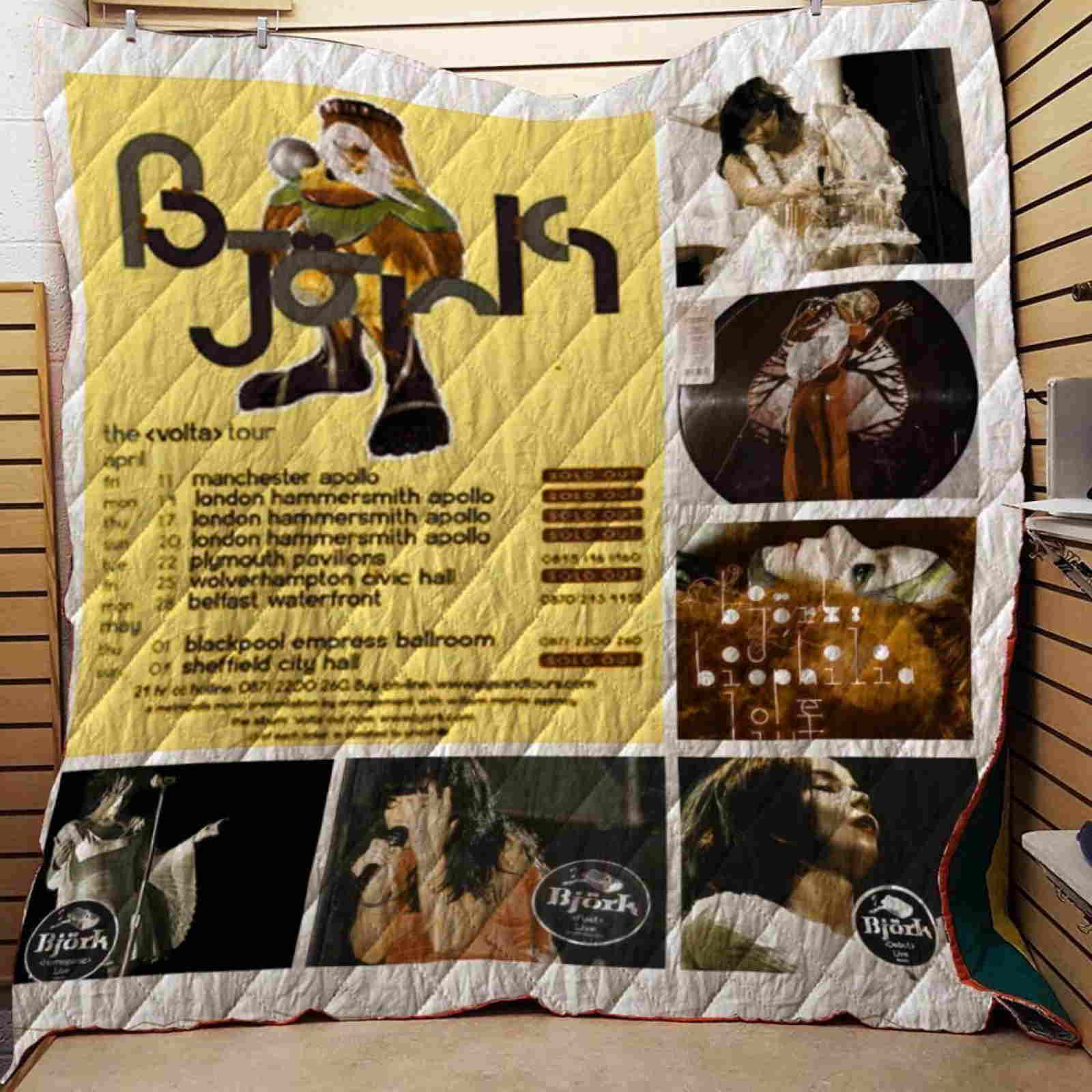 Bjork Live Album 3D Quilt Blanket