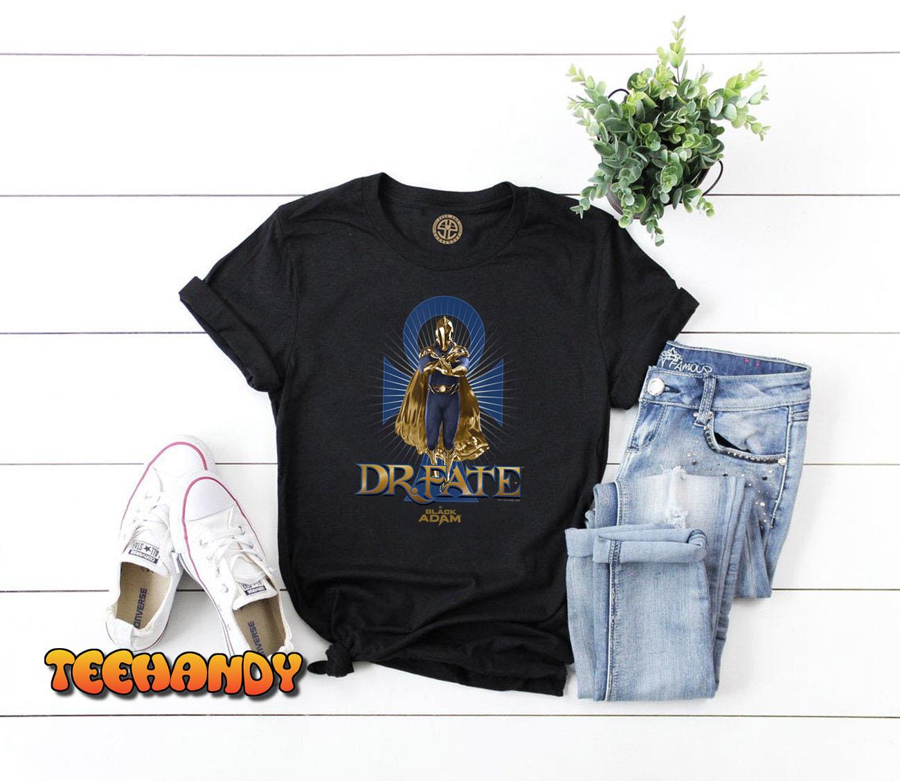 Black Adam Dr. Fate Ankh Background Poster T-Shirt