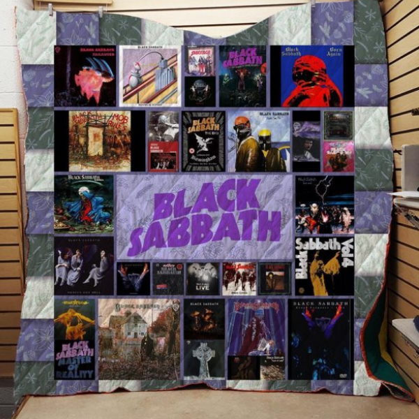 Black Sabbath Album Collections 3D Quilt Blanket