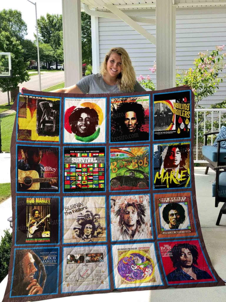 Bob Marley And The Wailers Albums Quilt Blanket