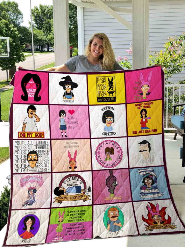 Bobs Burger Quilt Blanket