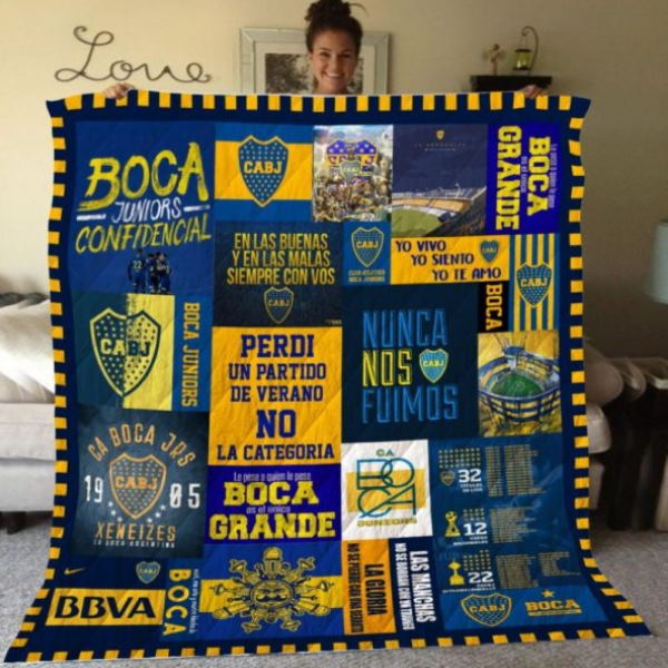 Boca Junior Bji 3D Quilt Blanket