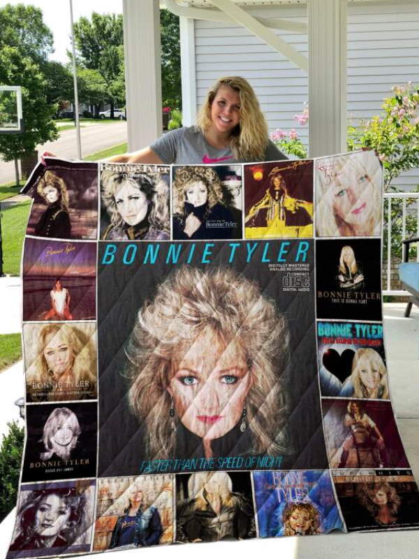 Bonnie Tyler 3D Quilt Blanket