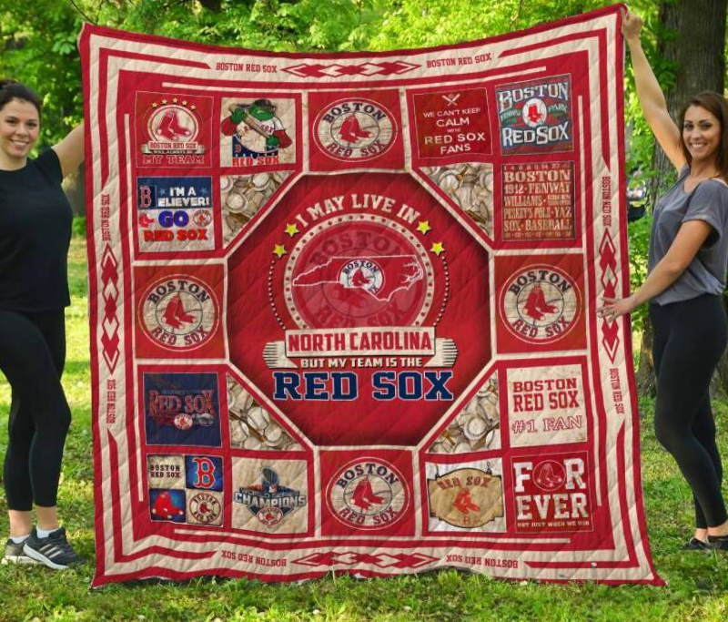 Boston Red Soxnorth Carolina 3D Quilt Blanket