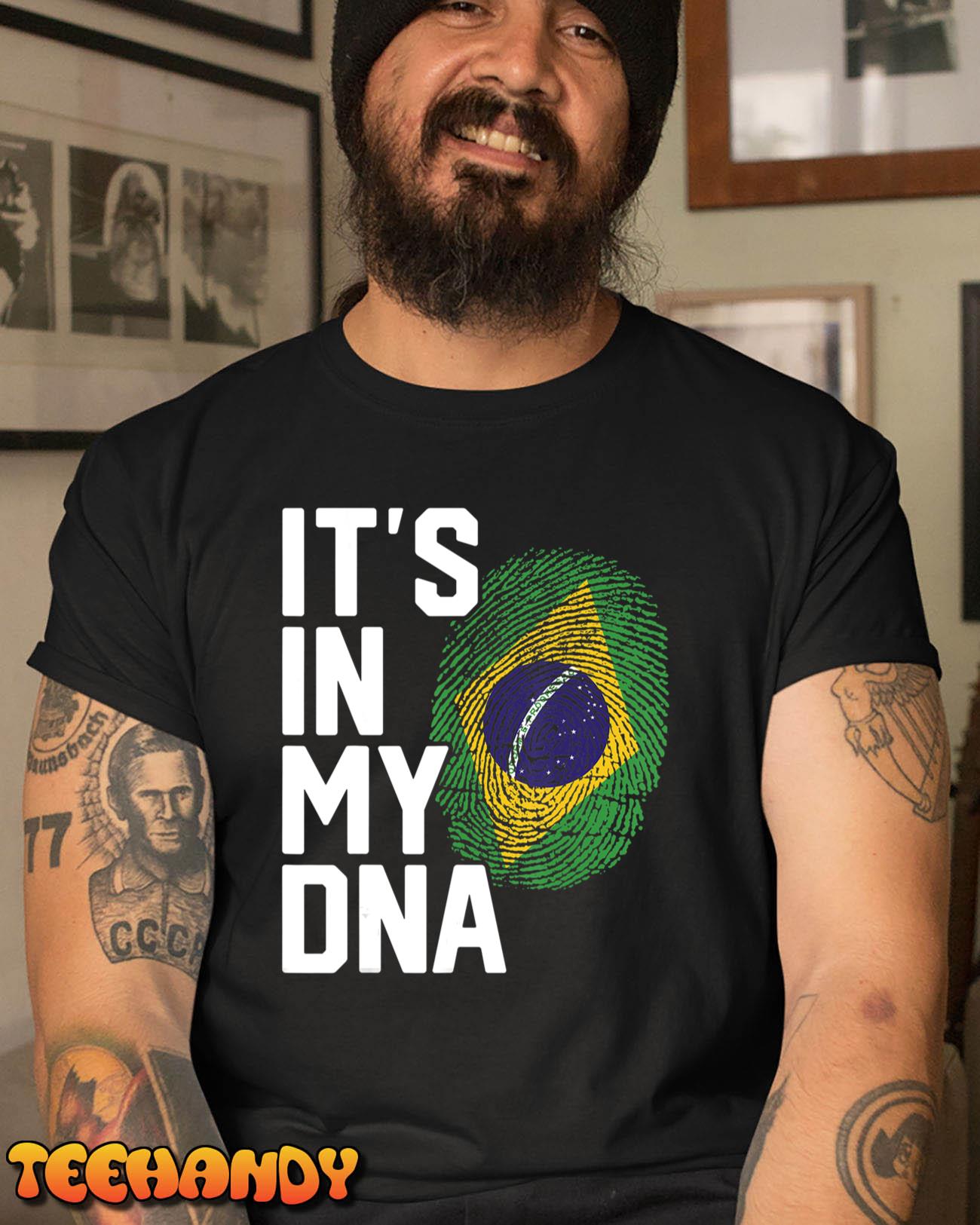 Brazil Brazilian Flag Heritage T-Shirt