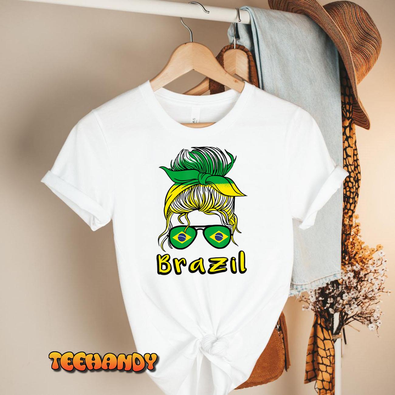 Brazilian Girl Brazil girls football Brasil Brazilian women T-Shirt