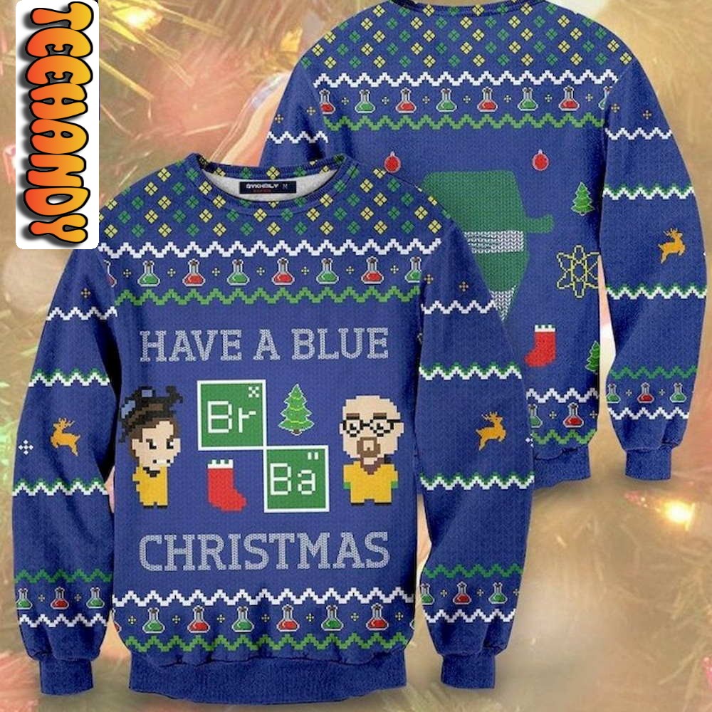 Breaking Bad Have A Blue Christmas Ugly Sweater