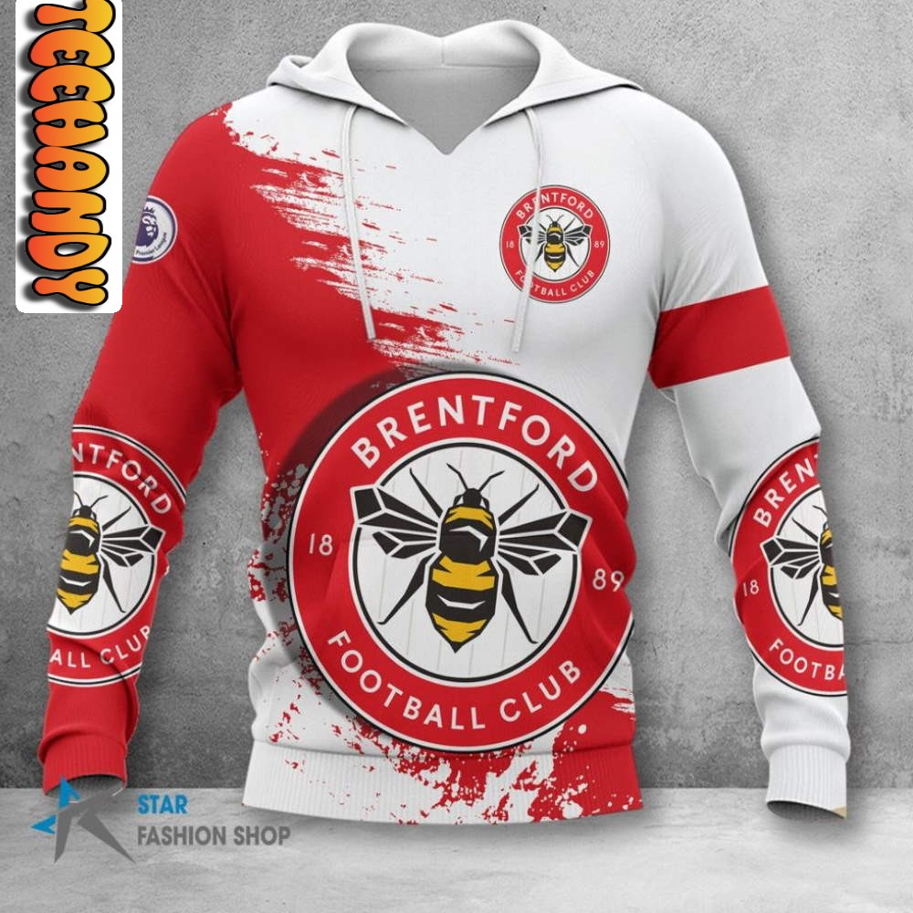 Brentford FC 3D Hoodie