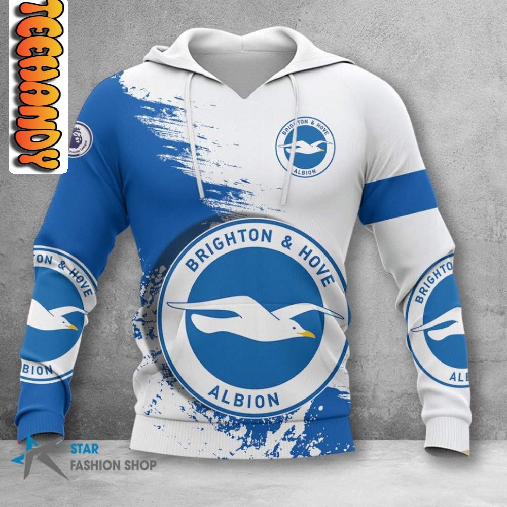 Brighton Hove Albion FC 3D Hoodie