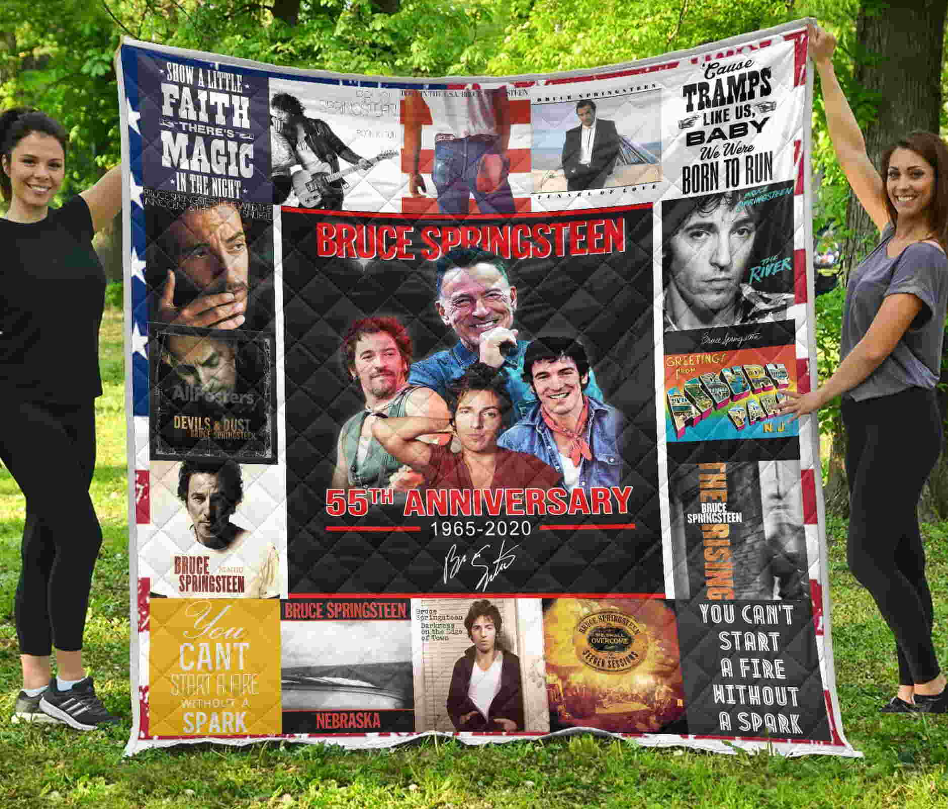 Bruce Springsteen 3D Quilt Blanket